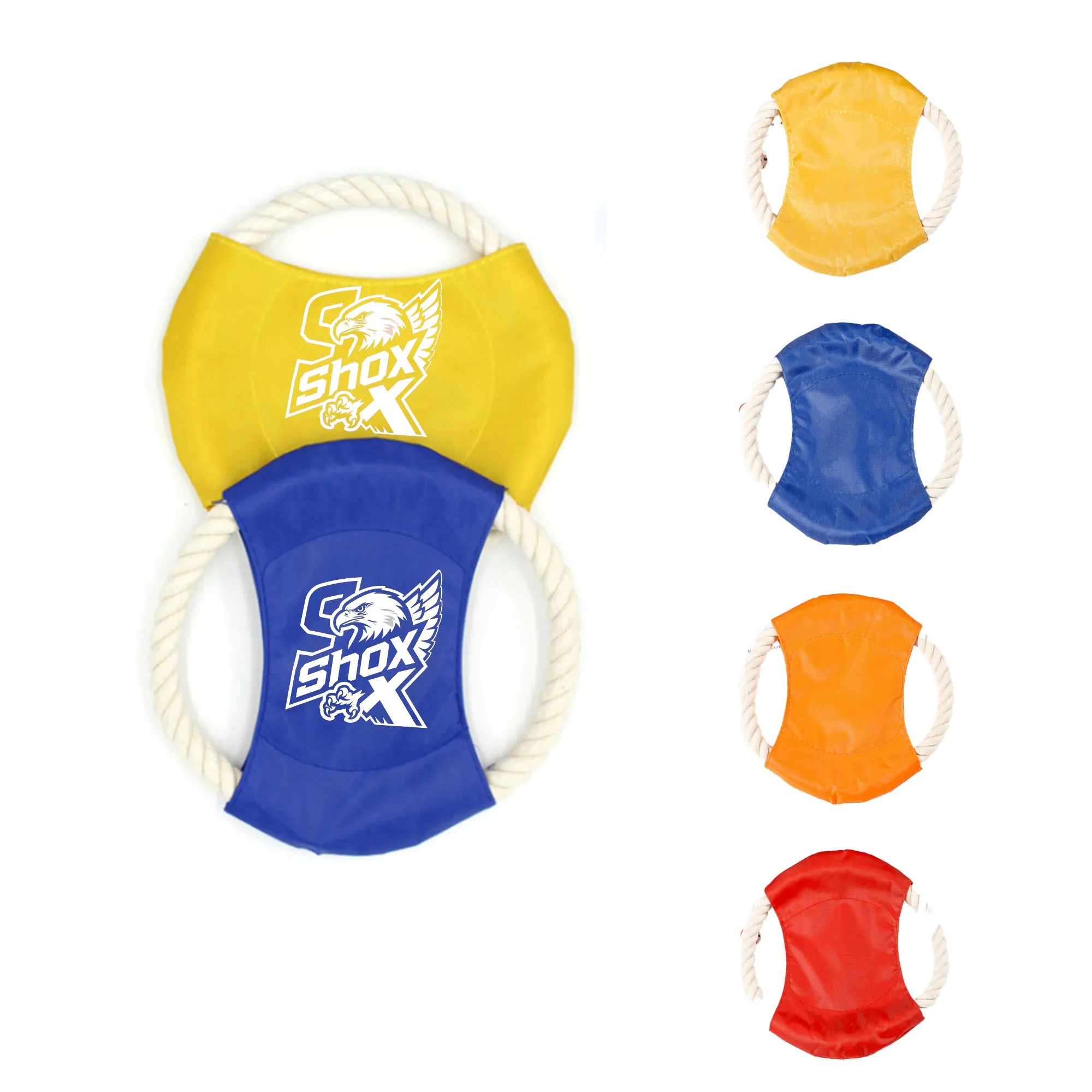 MOQ10 Cotton Rope Flying Disc 2