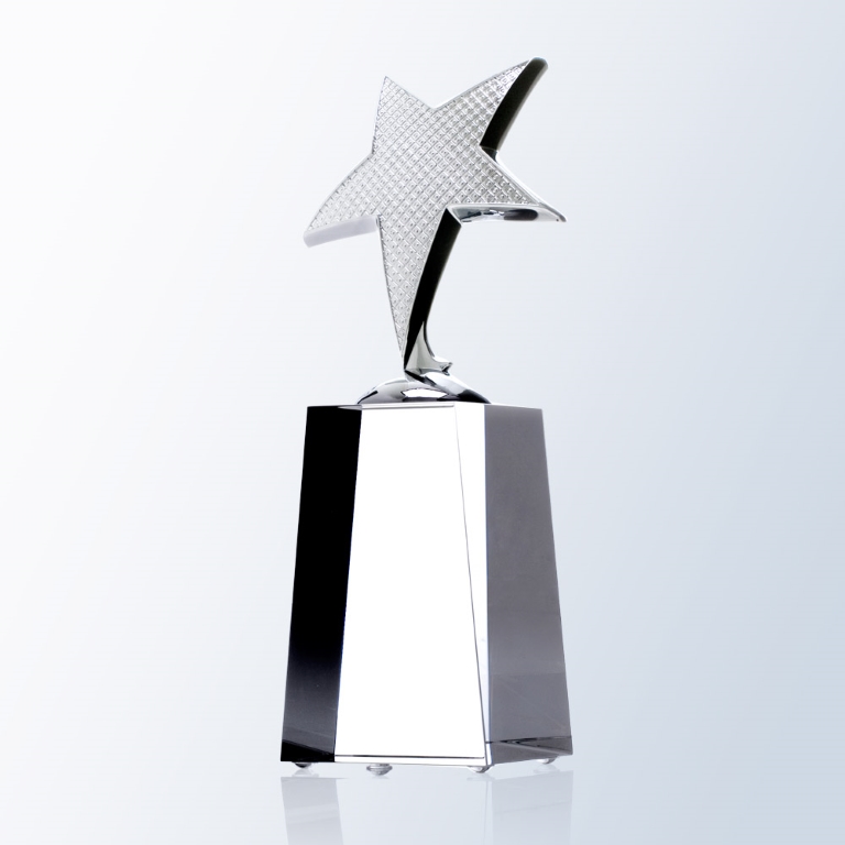 Small Shooting Star Crystal Award