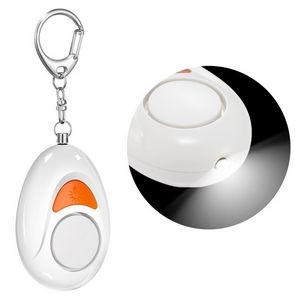 Egg Shaped Safety Alarm With Flashlight 120DB Panic Sound 23