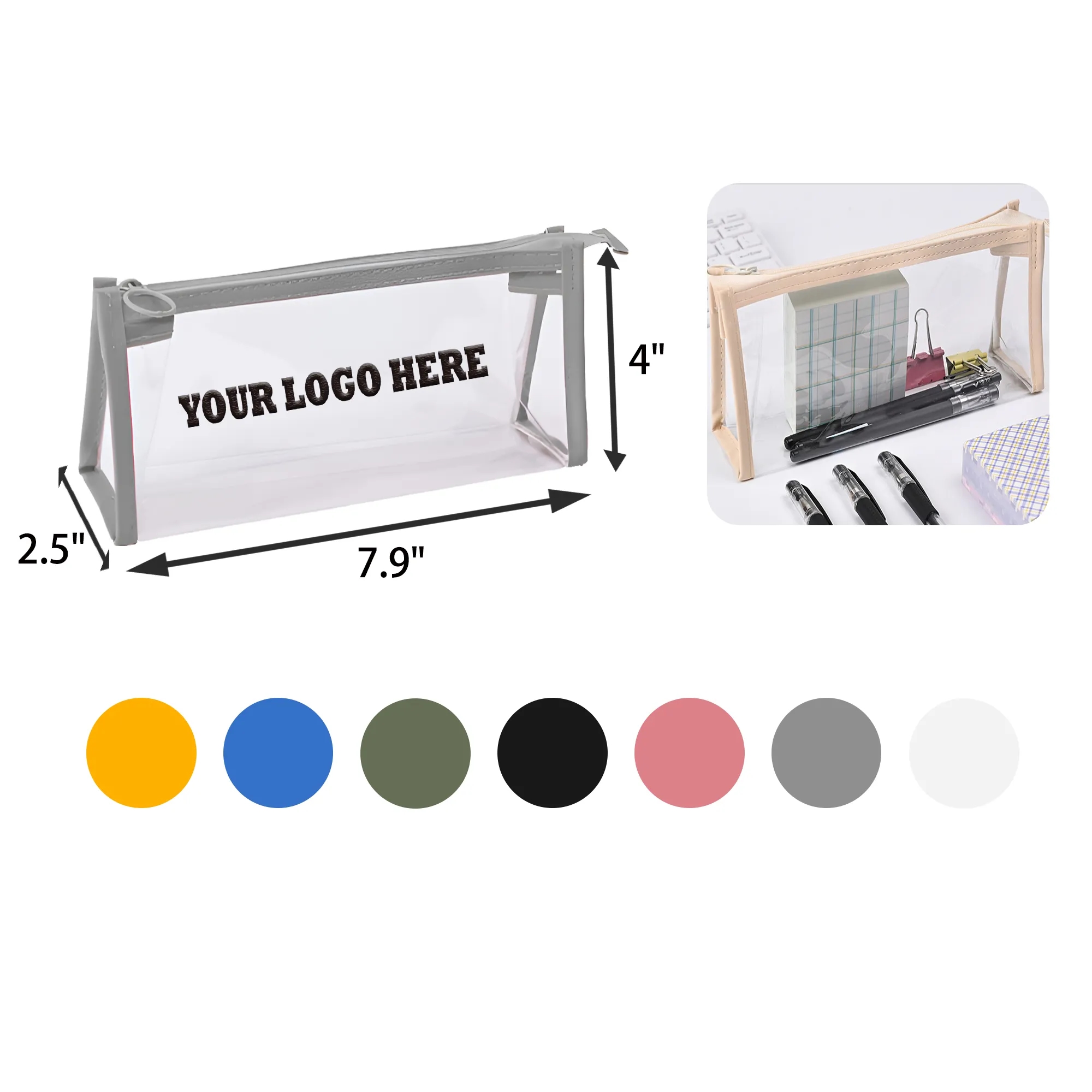 Transparent Student Stationery Bag 1