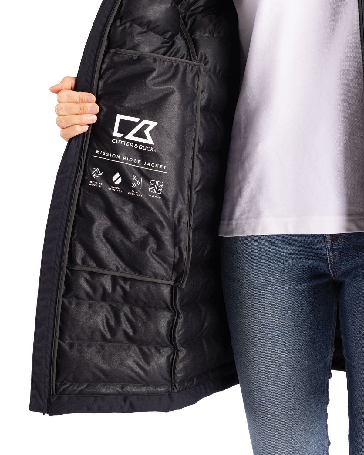 Mission Ridge Repreve Eco Insulated Womens Long Puffer Jacket