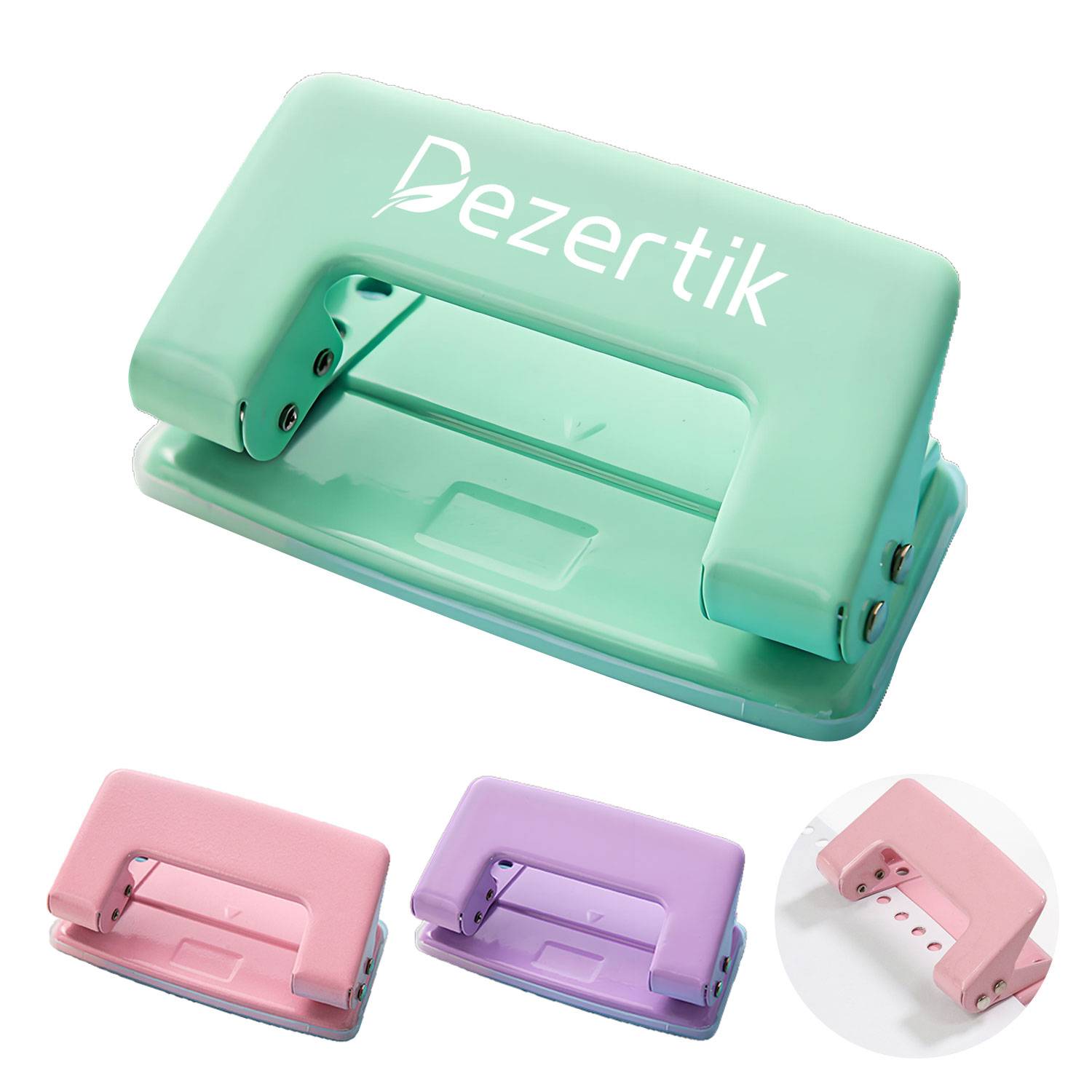 Loose-Leaf Circular Two-Hole Punch