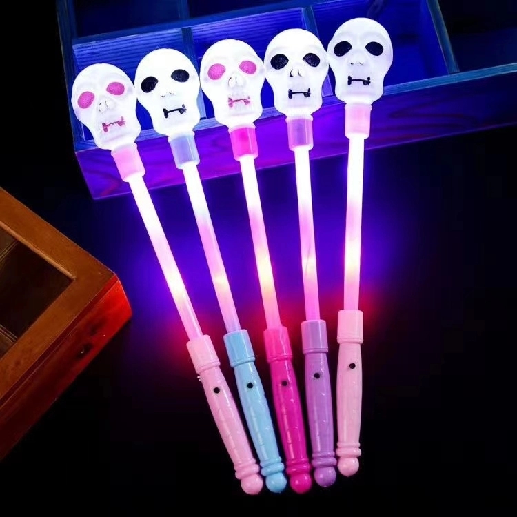 Halloween Pumpkin Skull Heads Flashing Wands 7