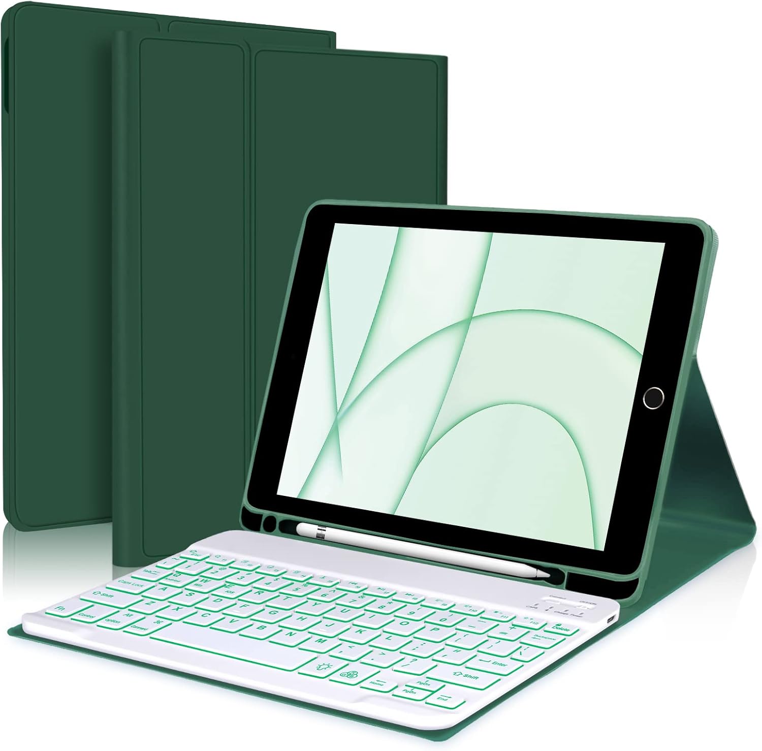 iBank® Detachable Bluetooth Slim Wireless Keyboard and Soft Back Cover Tablet Case 2