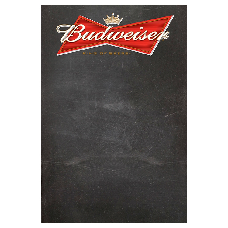 1/8" Frameless Wall Chalkboard 24"w x 36"h