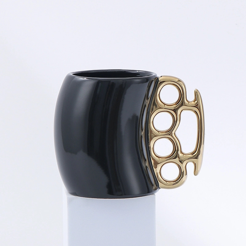 Custom 13.5 oz Fisticup Ceramic Knuckleduster Mug 5