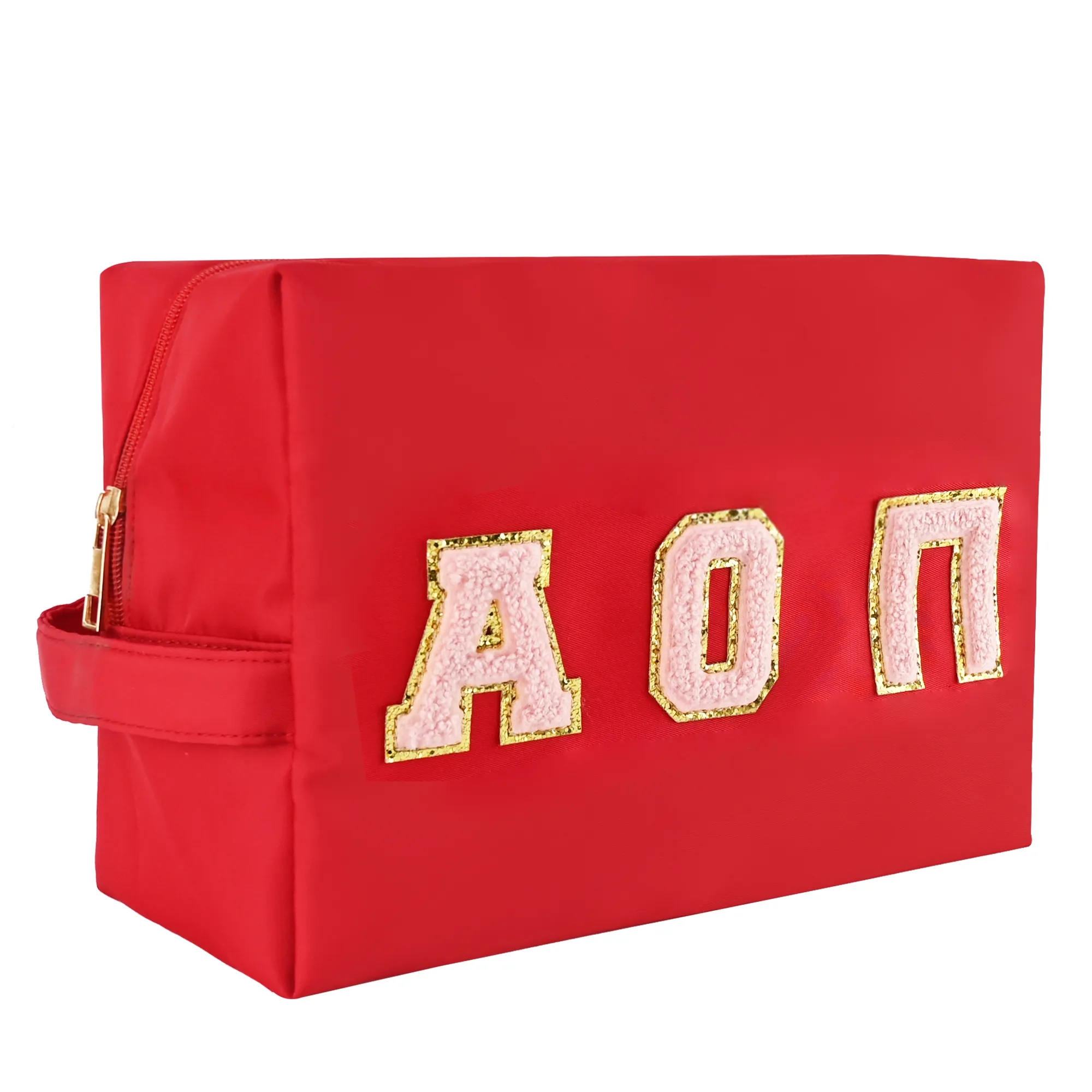 Polyester Make-Up Bag With Chenille Letters 2