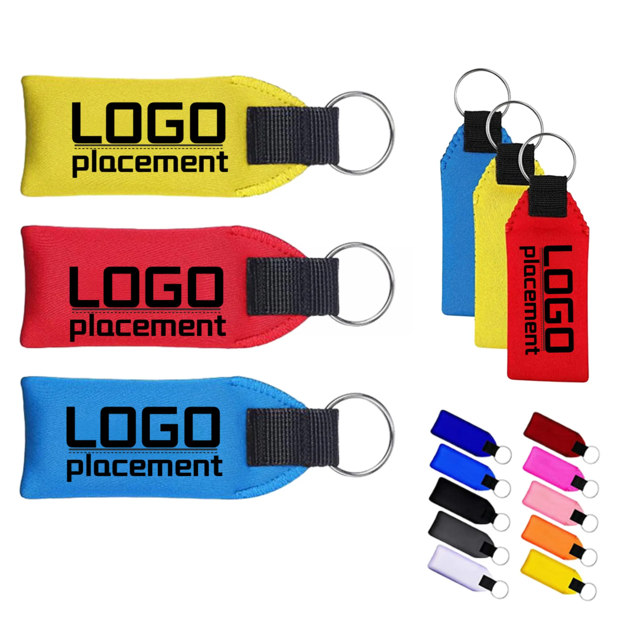 Water Sports Neoprene Keychain with Buoyancy 1