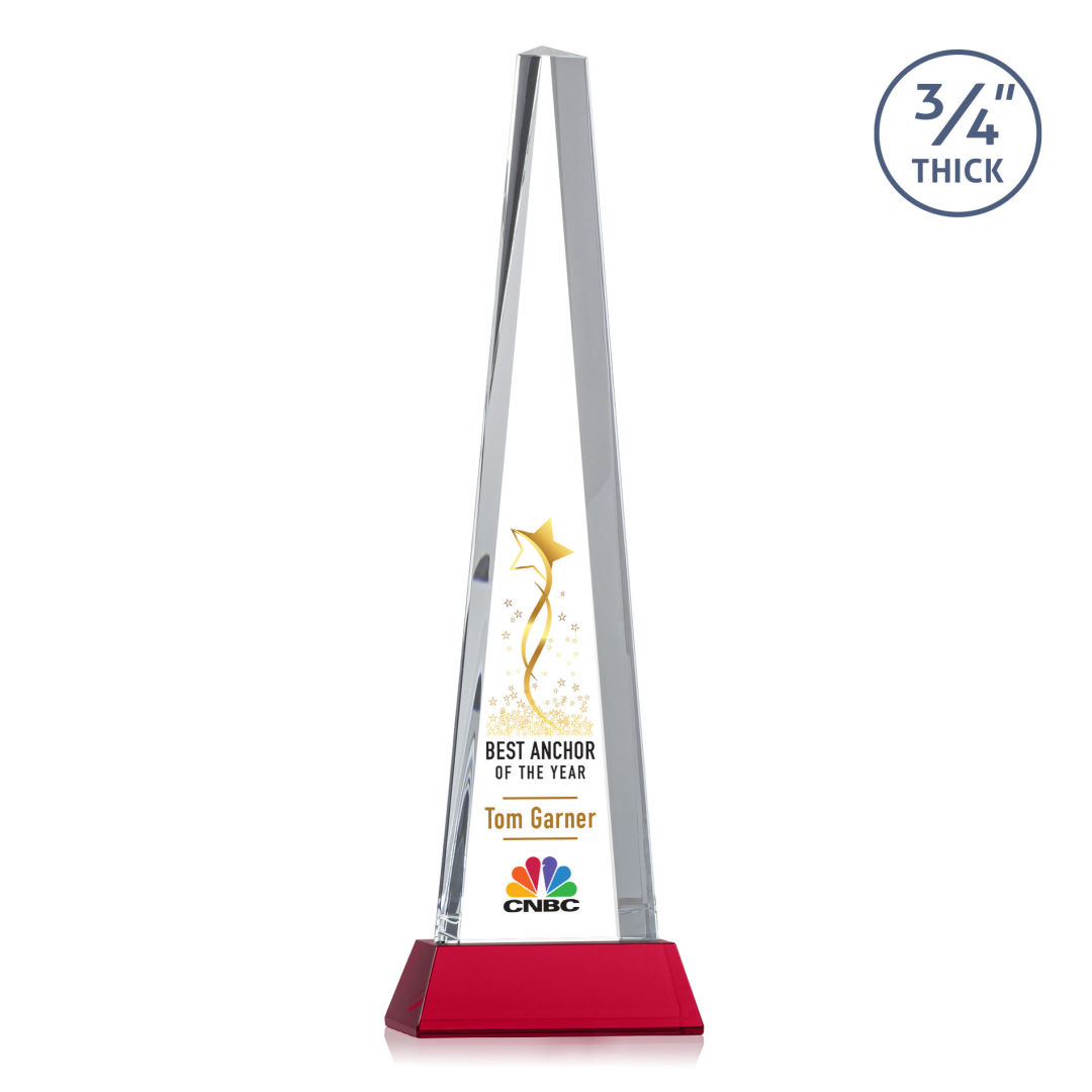 Majestic Tower VividPrint™ Award on Newhaven - Red 4