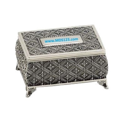 Non-Tarnish Nickel Plated Jewelry Box 2