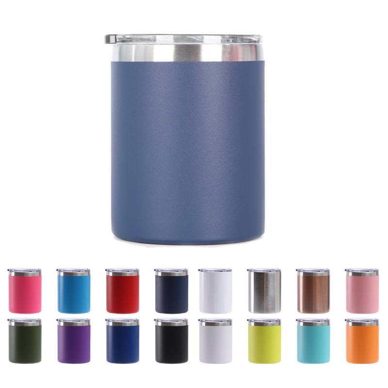 12 oz Stainless Steel Tumbler W/ Lid 2