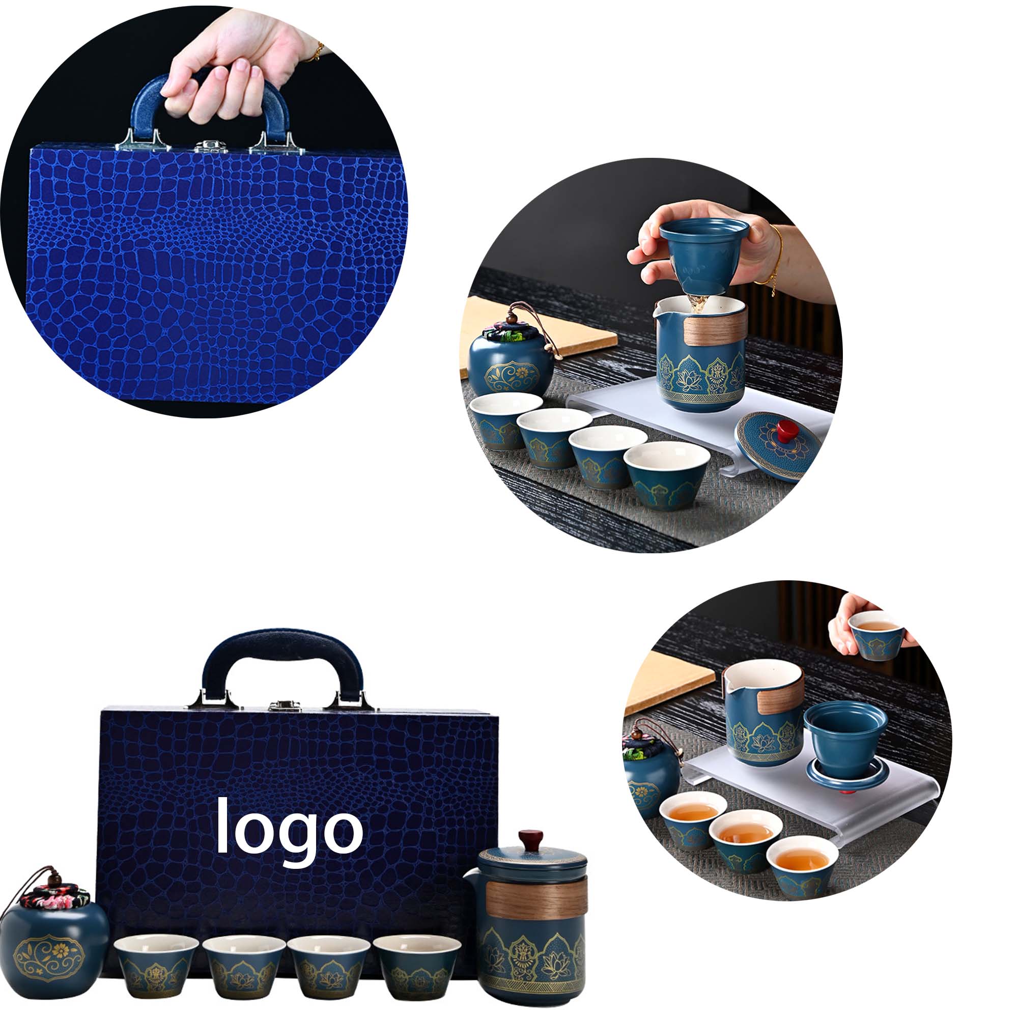 Chinese New Year Gift Ceramic Tea Set 2