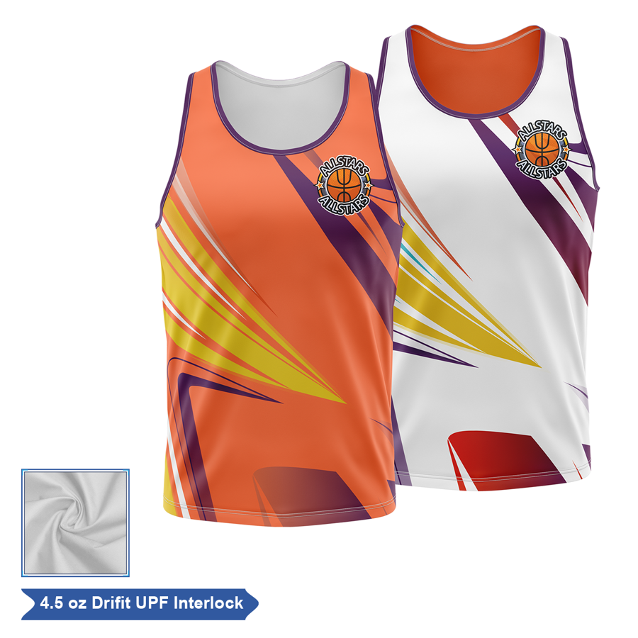 Sublimation UPF DriFit Reversible Tank Top - Men, Women, 2