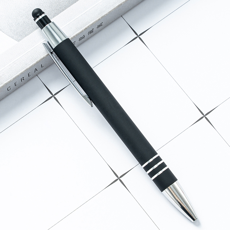 Stylus Click Action Aluminum Ballpoint Pen 15
