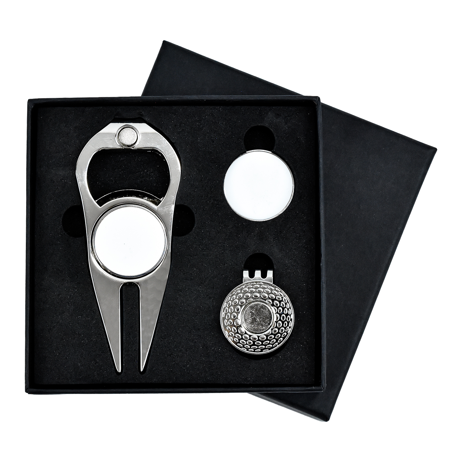 TiTUS® 3-in-1 Golf Tool Set - Divot Tool, Ball Marker & Cap Clip 4