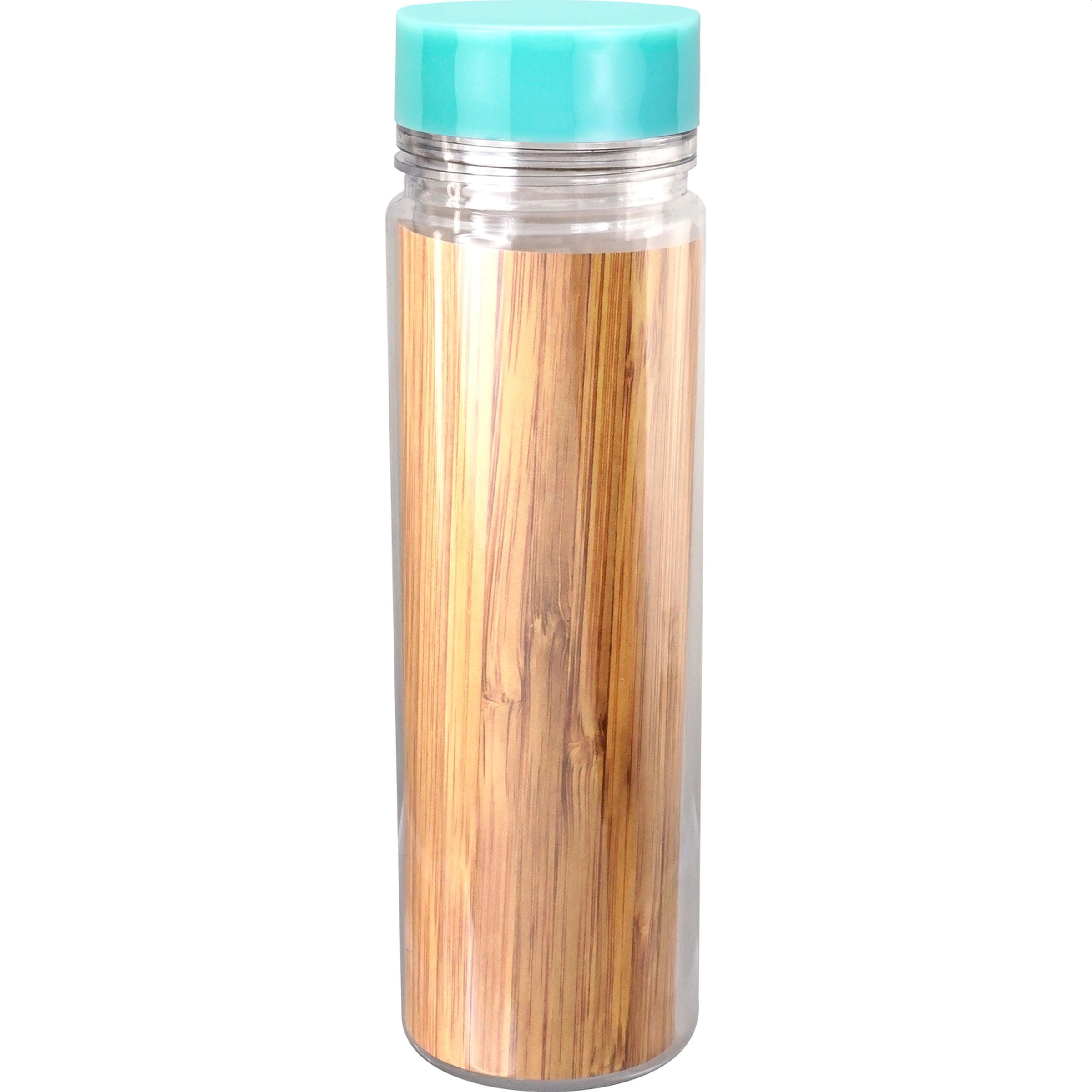 Clear View 18 oz. Full Color Bamboo Pattern Bottle 19