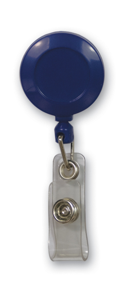 Expandable Badge Reel  24" Elastic Pull Cord, Standard Colors 1