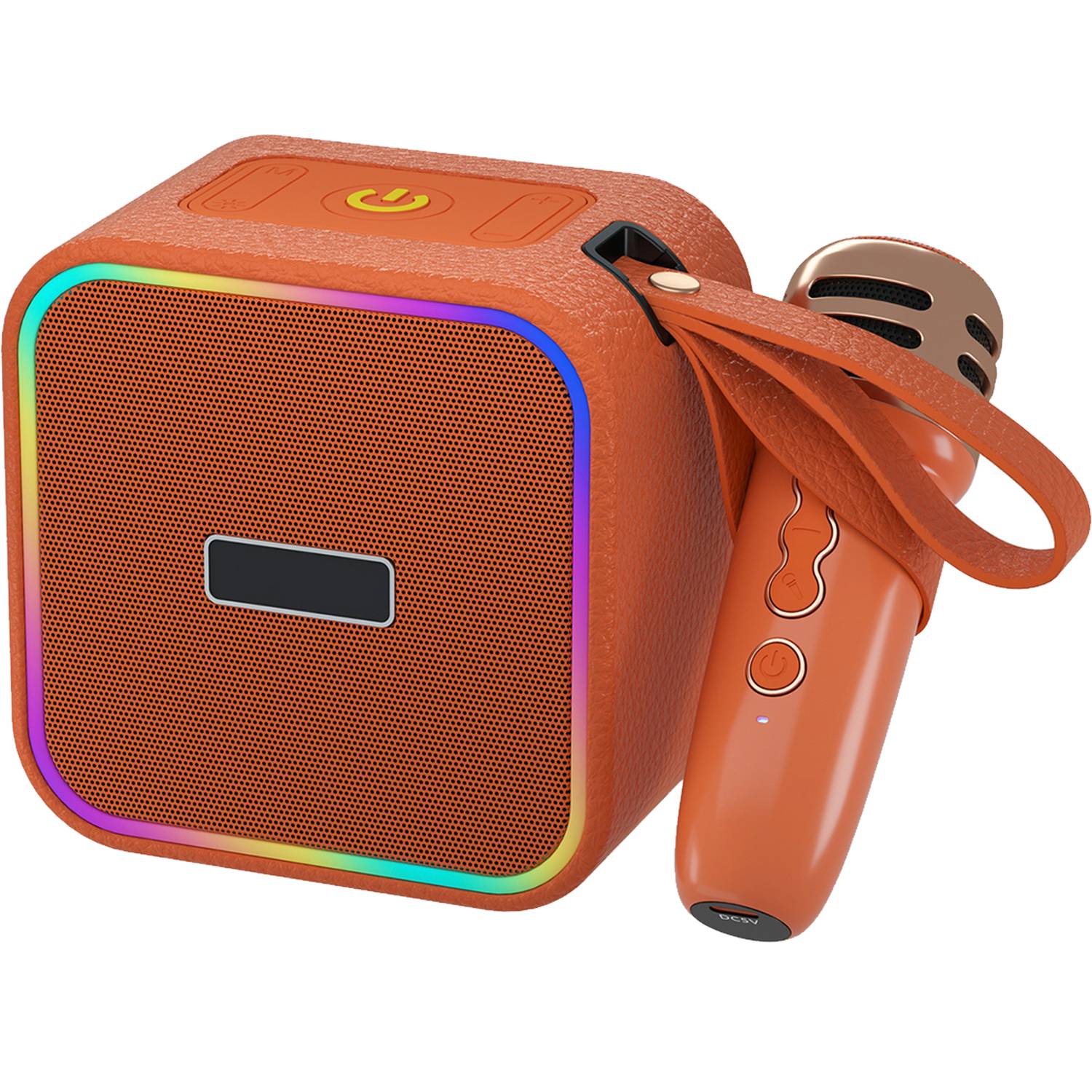 Mini Wireless Karaoke Speaker w/ Microphones 2