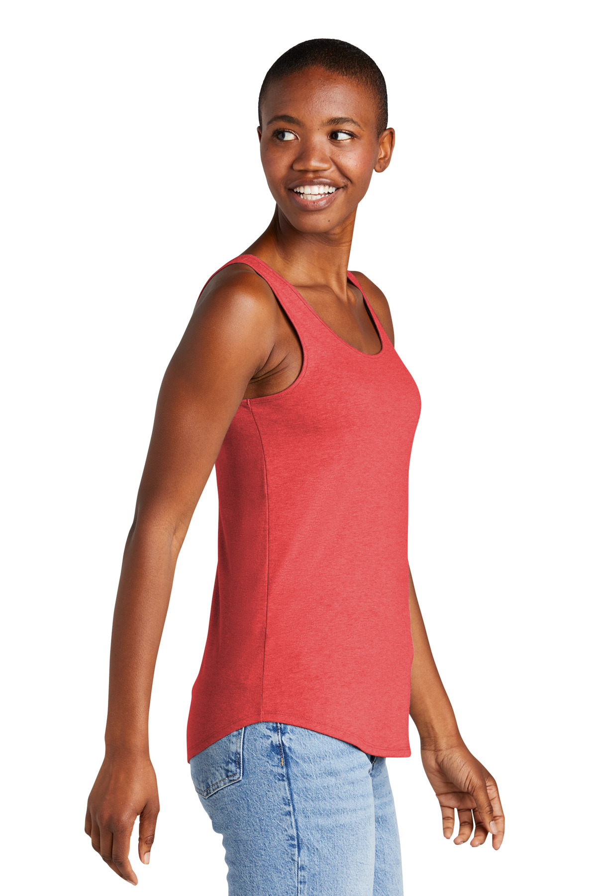 District Women's Perfect Tri Relaxed Tank DT151 74