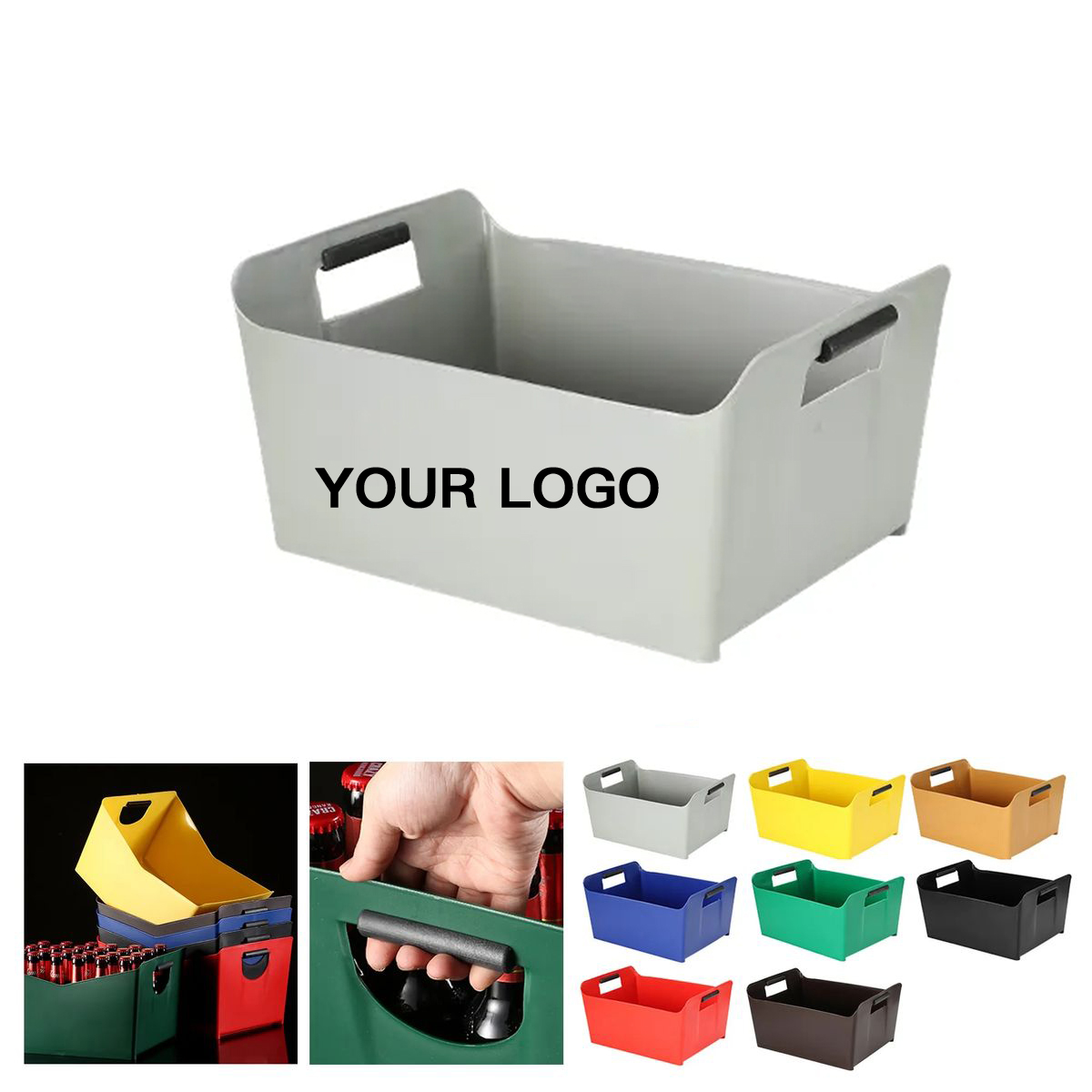 Heavy Duty Beer Storage Basket with Handles 3