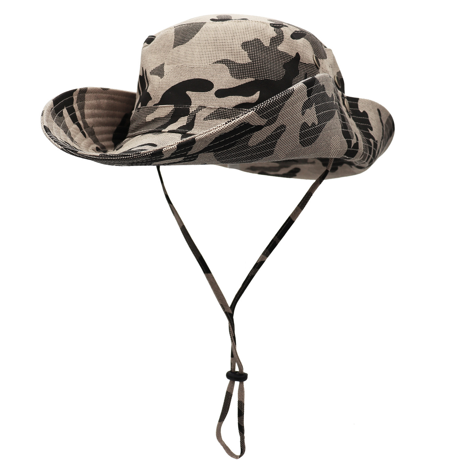 Wide Brim Summer Camouflage Beach Sun Hat 6