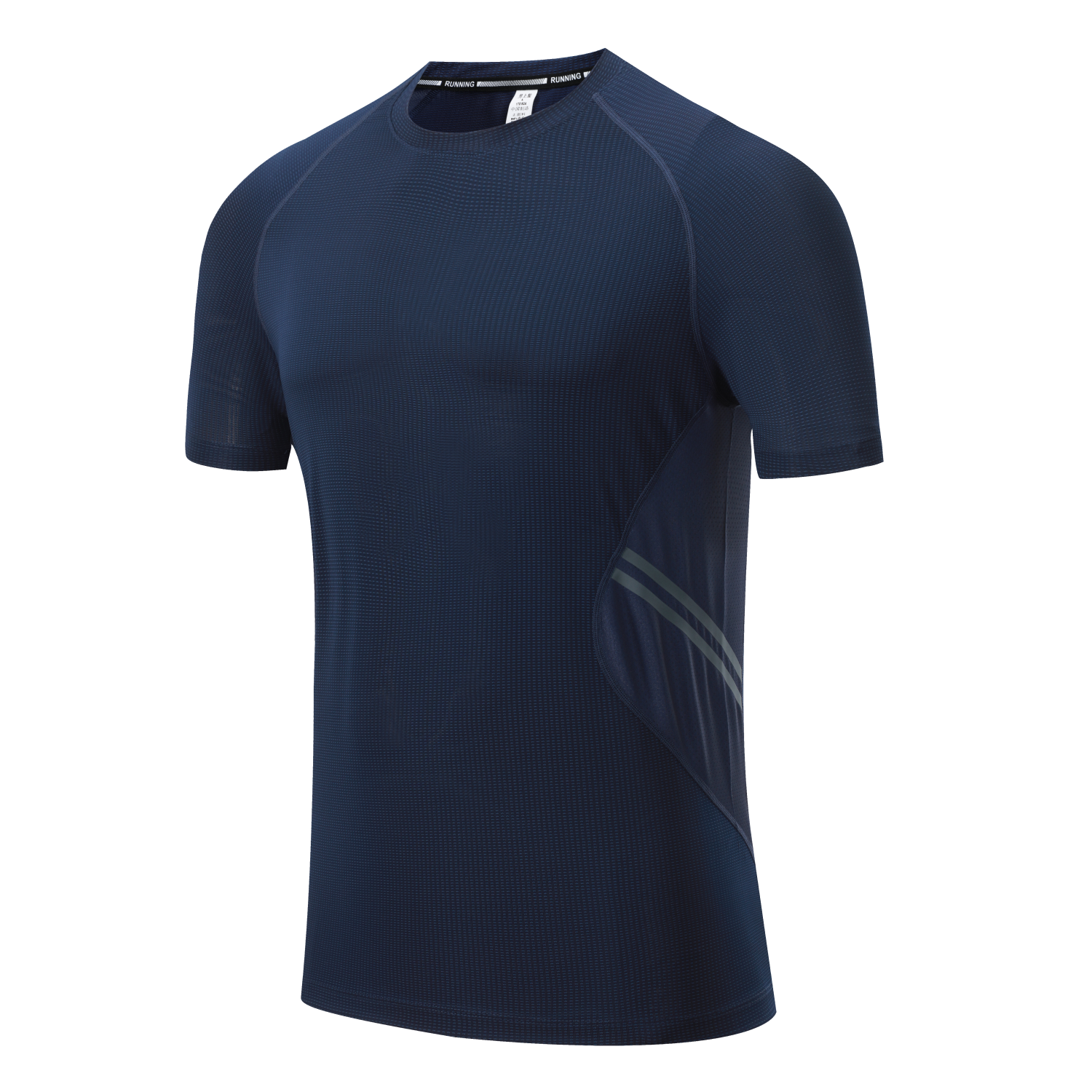 Men's Running Short Sleeve T-Shirt - Stock Style 14 10