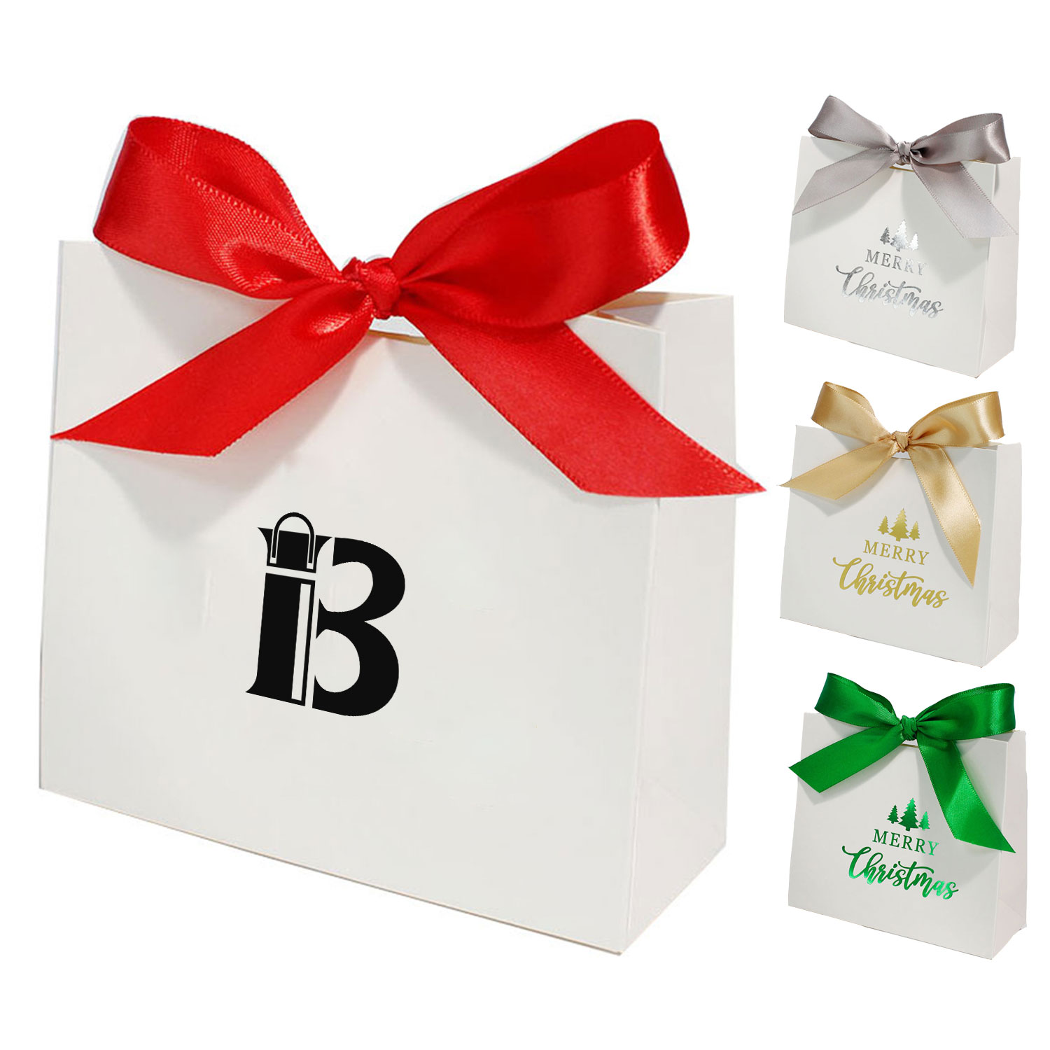 Party Favor Paper Bag w/ Bow Ribbon 1