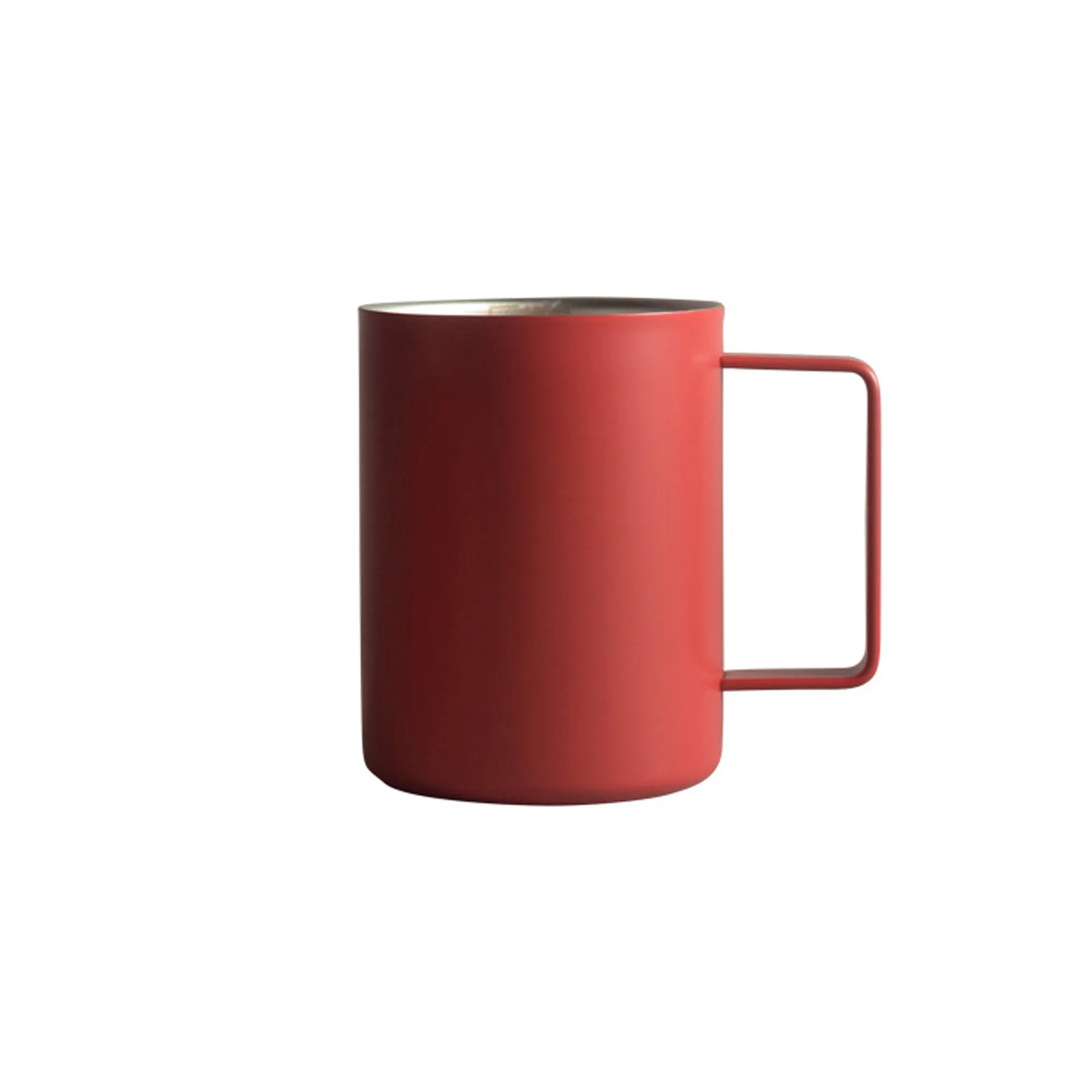 Mug Coffee Cup Double Layer Stainless Steel Scale Line 2