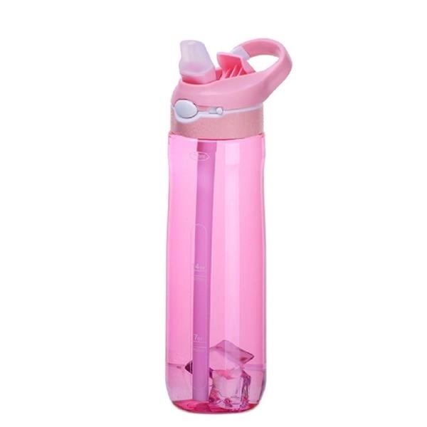 26 Oz. Bottle w/Flip Up Spout & Straw 5