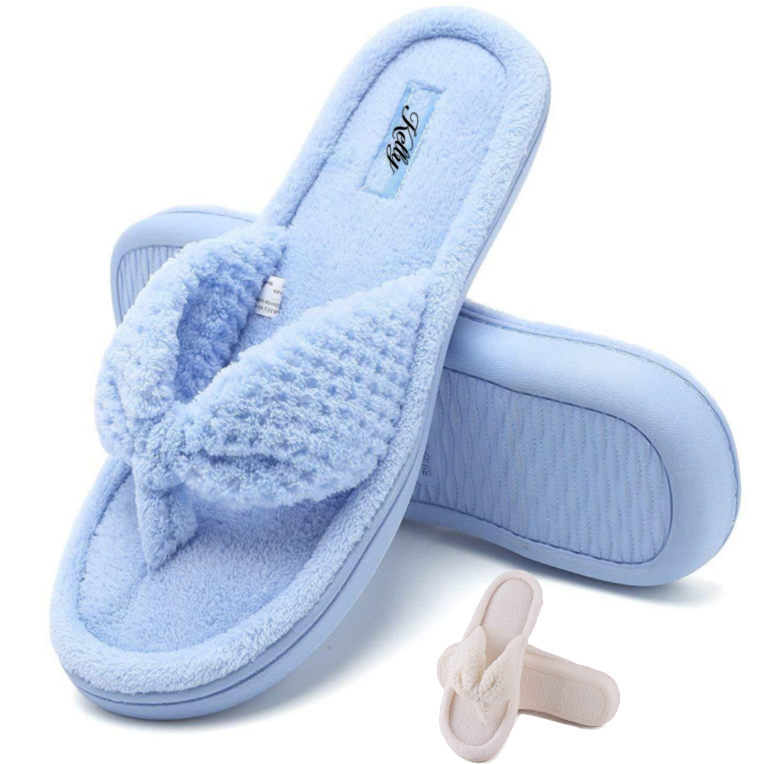 Coral Velvet Anti Slip Indoor Foam Flip Flops 2