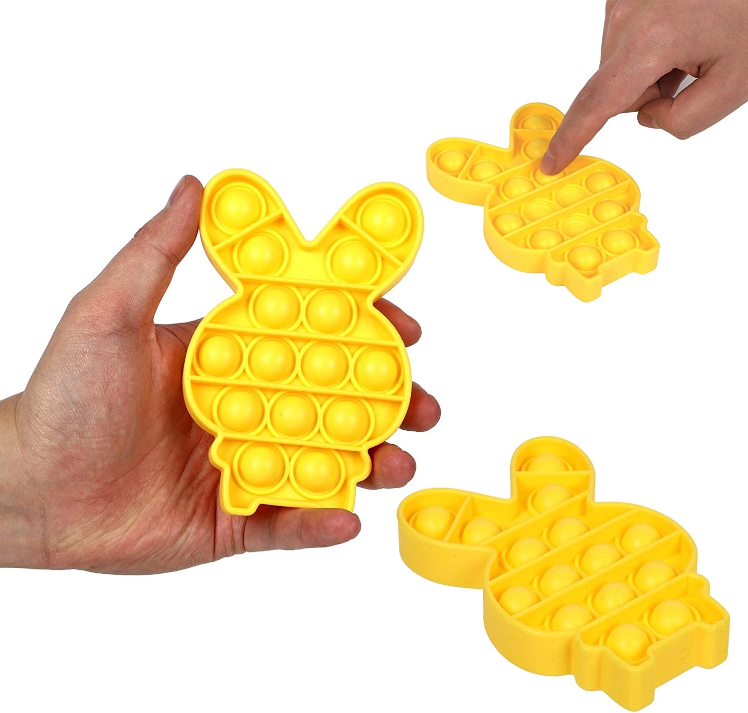 Rabbit Shape Silicone Push Pop Bubble Toy 7