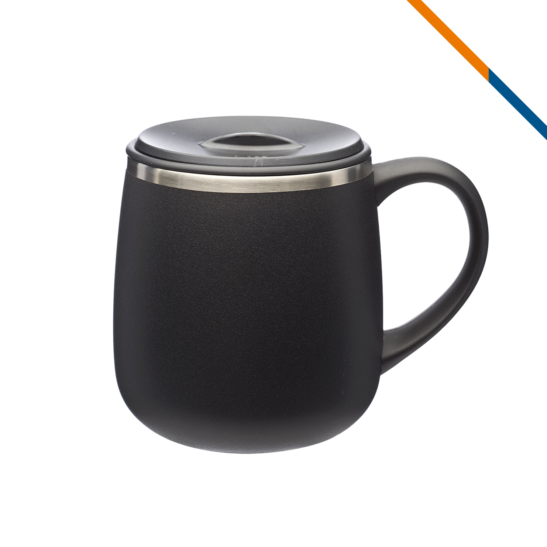 Trino Stainless Steel Coffee Mug - 11 OZ. 4