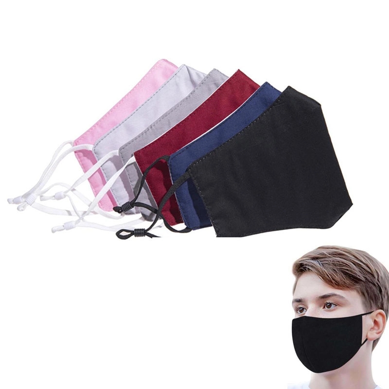 3-layer Reusable Cotton Face Mask With Pocket For Filter 1