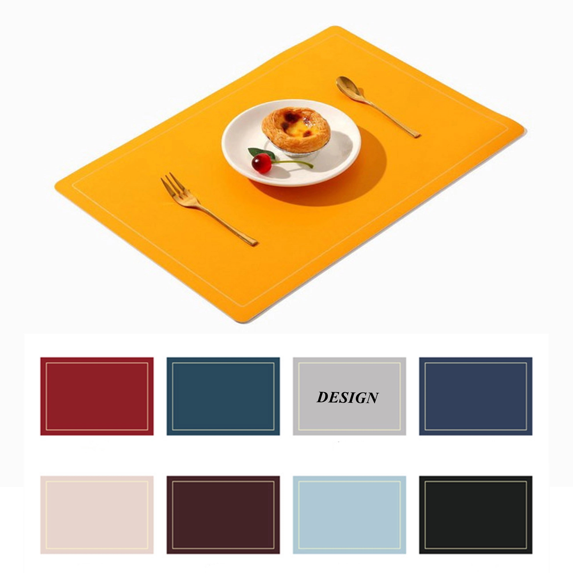 Leather Table Place Mat MOQ 10PCS 1