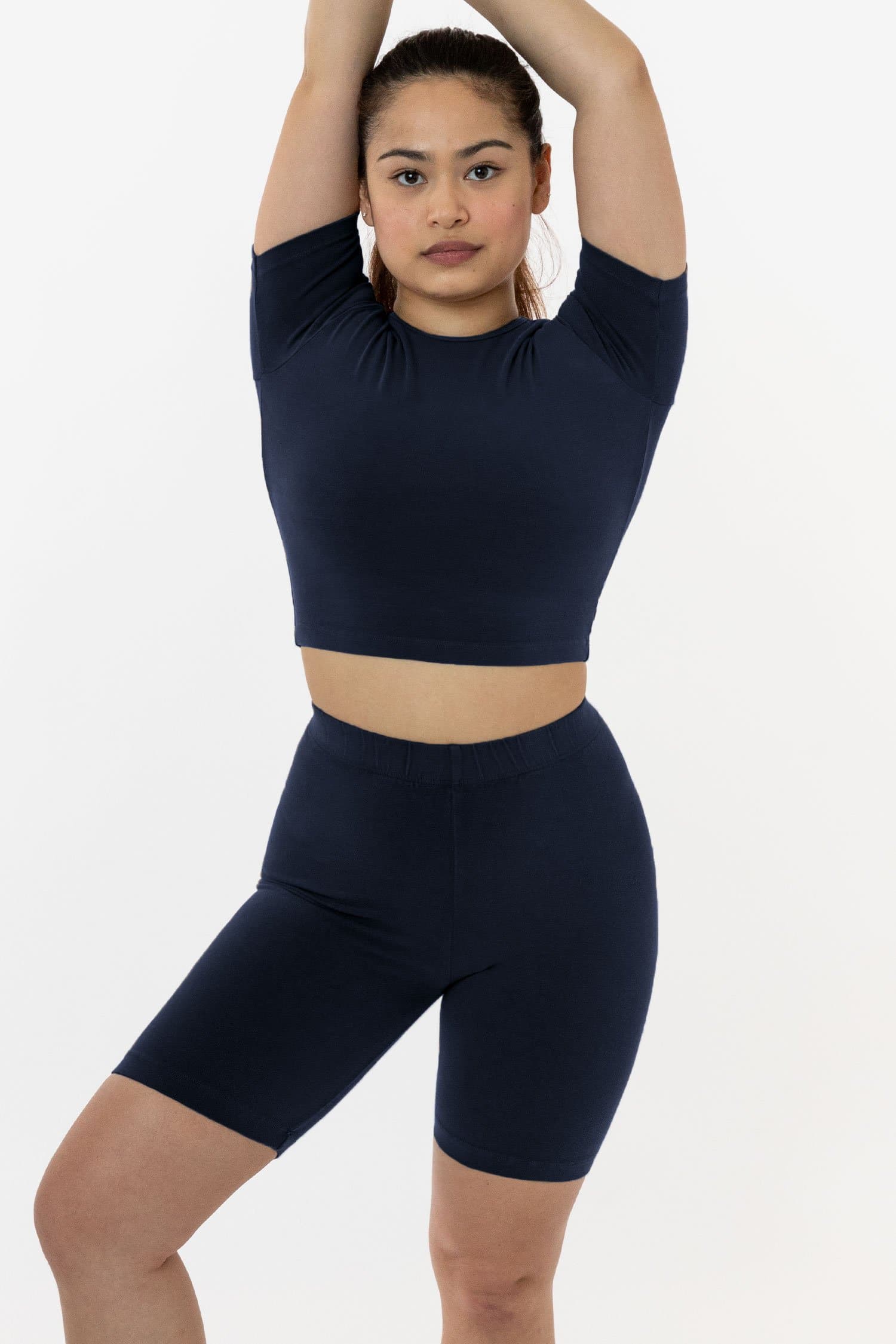 CTN SPNDX S/S CREW CROP TOP 14