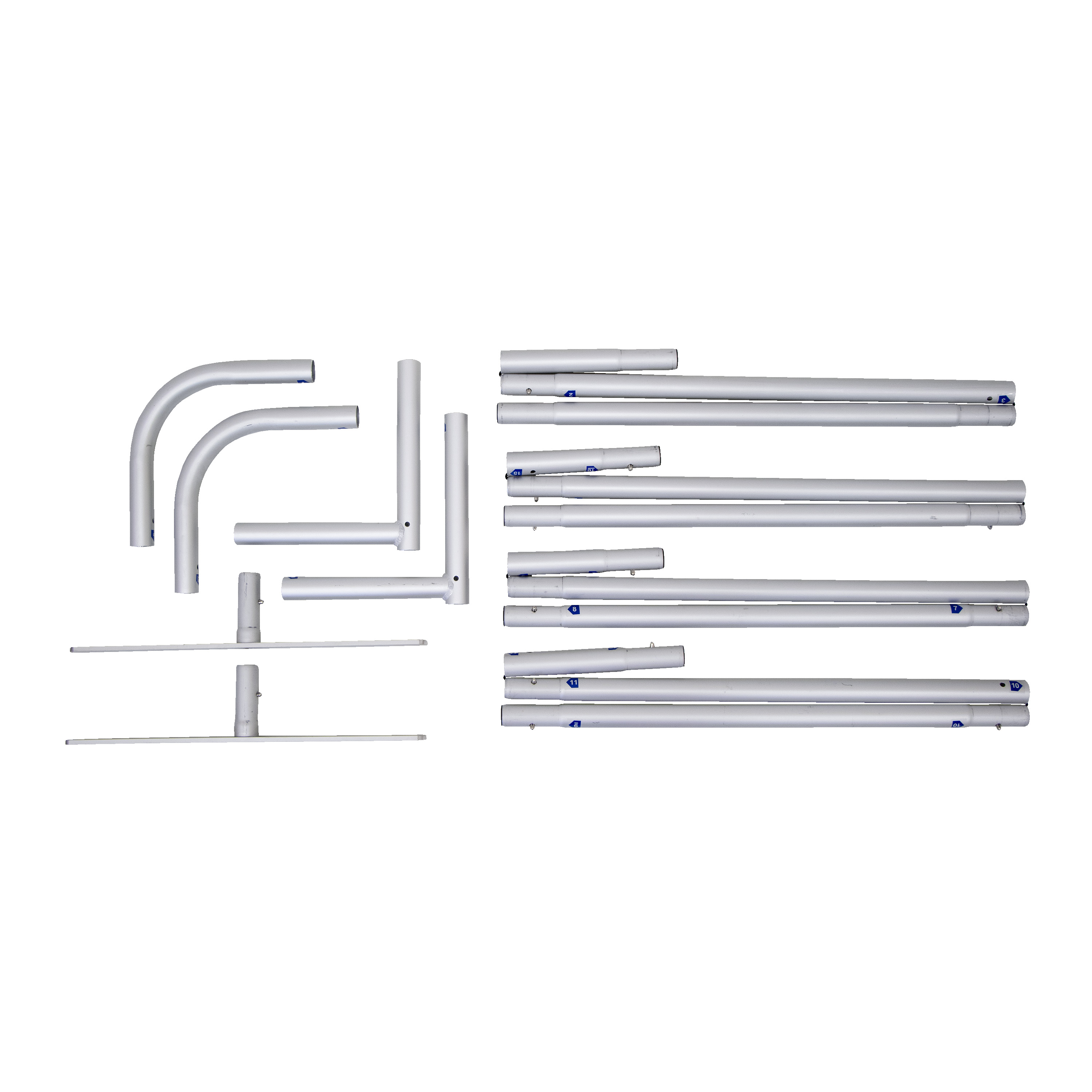 6'W x 72"H EuroFit™ Straight Wall Hardware 4