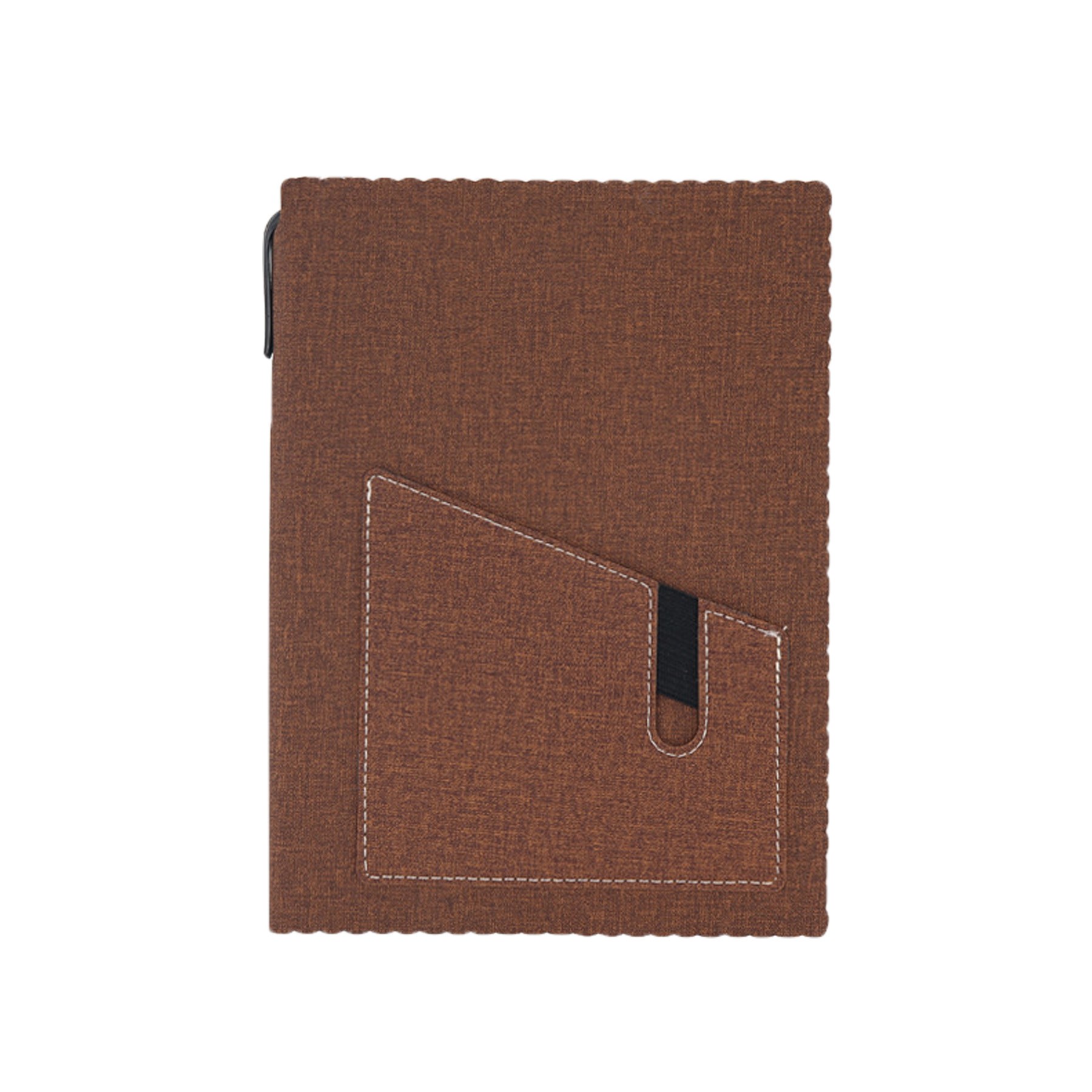 A5 Lined Leather Journal Notebook With Pocket 3