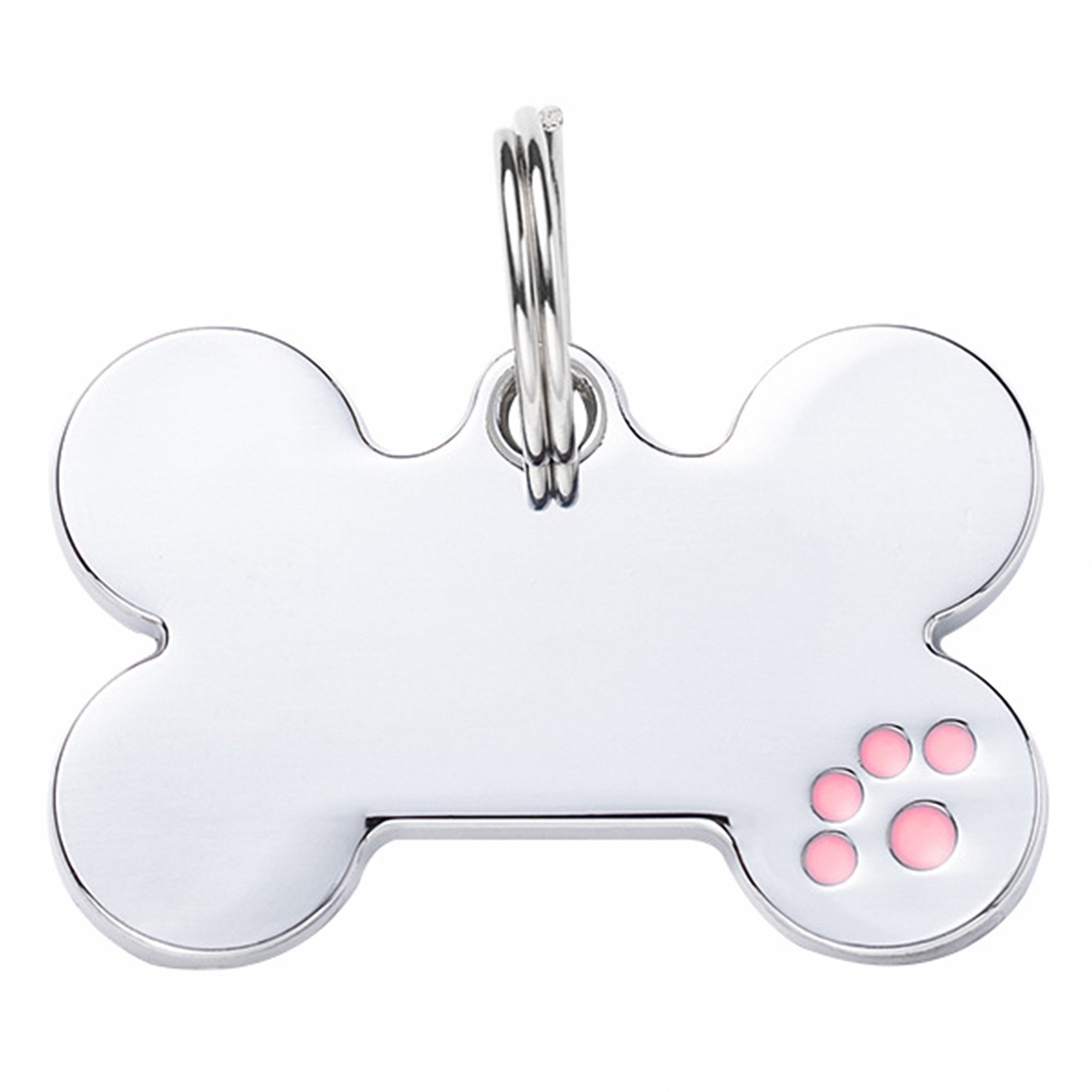 Personalized Bone Shape Metal Dog Tag 4