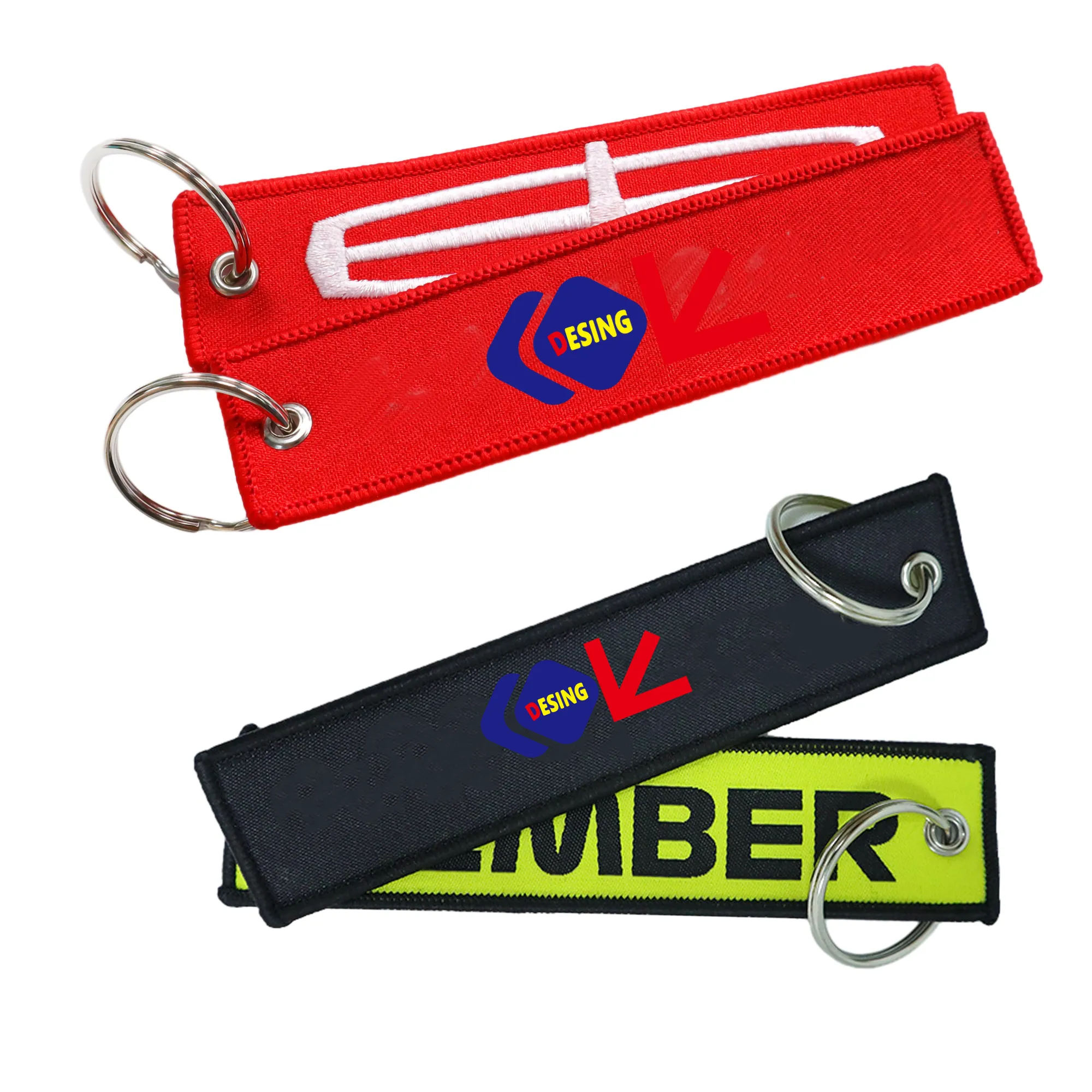 Embroidery Keychain Luggage Tag MOQ 100 1