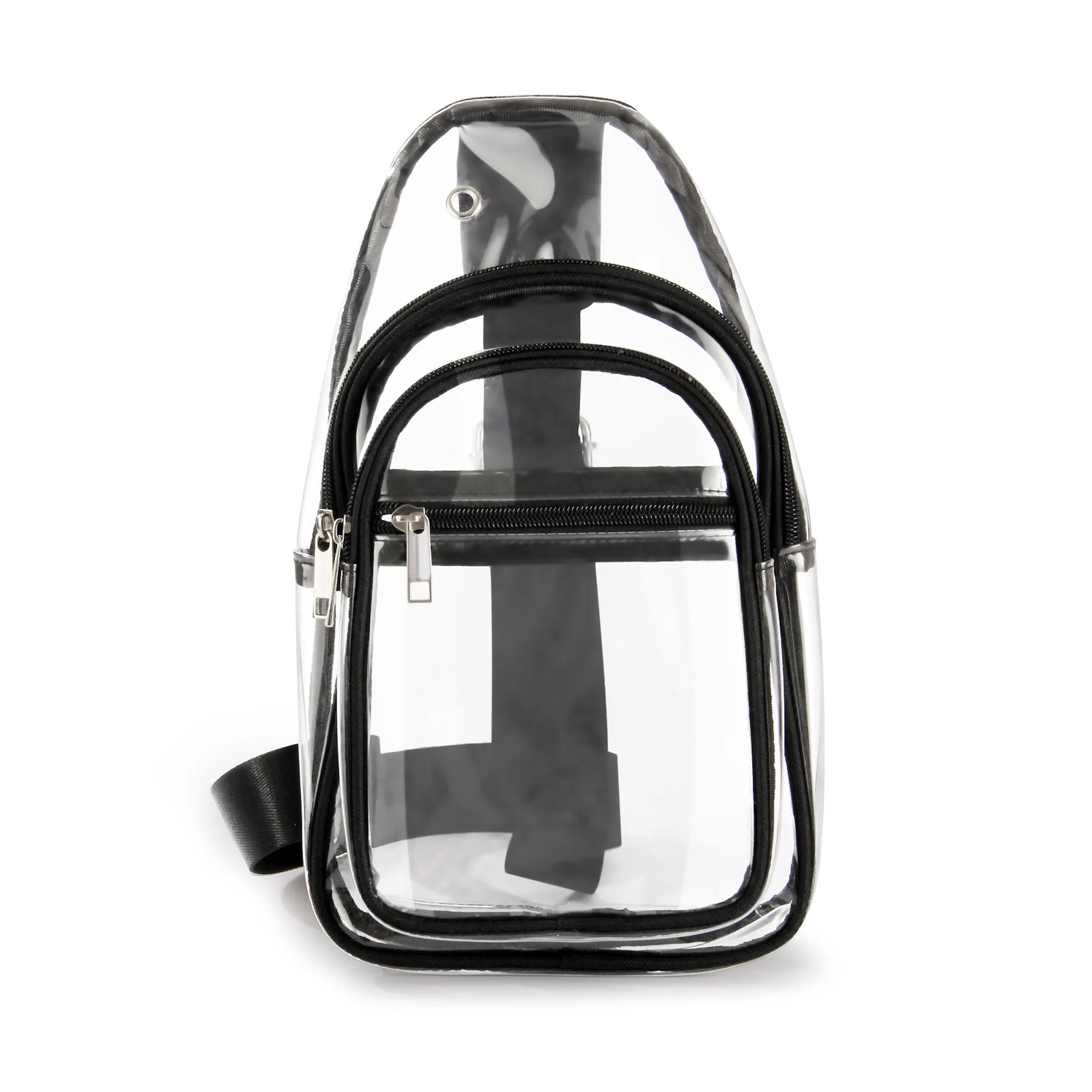MOQ20 Sling Clear Bag PVC Transparent Crossbody Backpack Fan 7