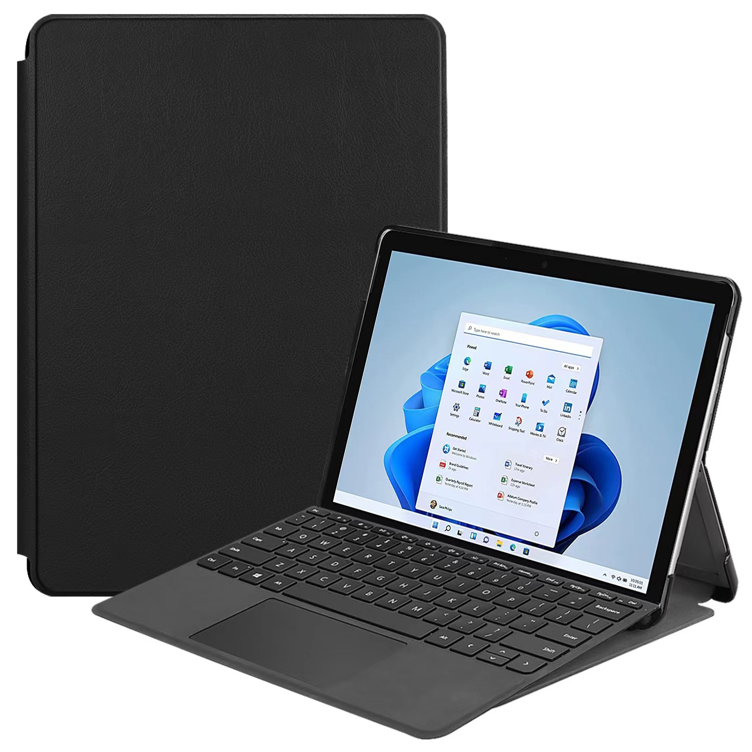 Microsoft Surface Pro 11, 10 and 9 Non-stitch Easel Case 6