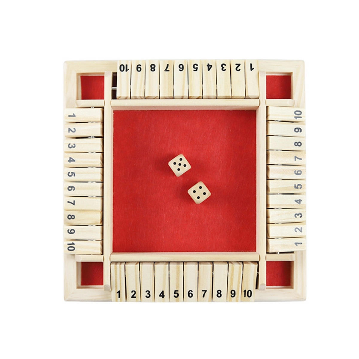Shut The Box Wooden Board Game 2
