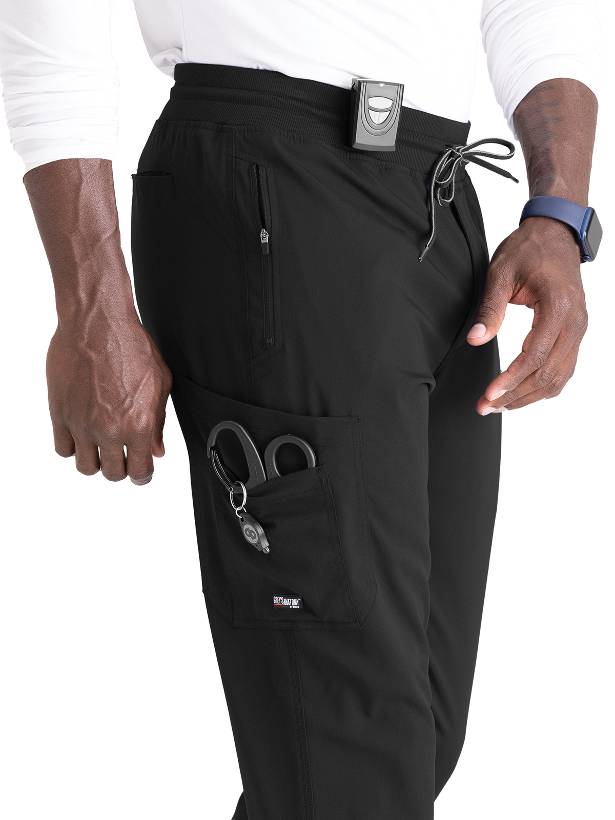 Grey's Anatomy Spandex Stretch - Men's Five-Pocket Murphy Jogger Scrub Pant 4