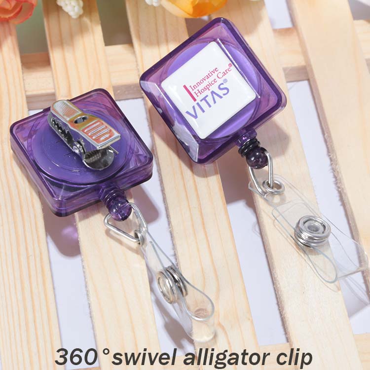 Square Shape Badge Reel 10