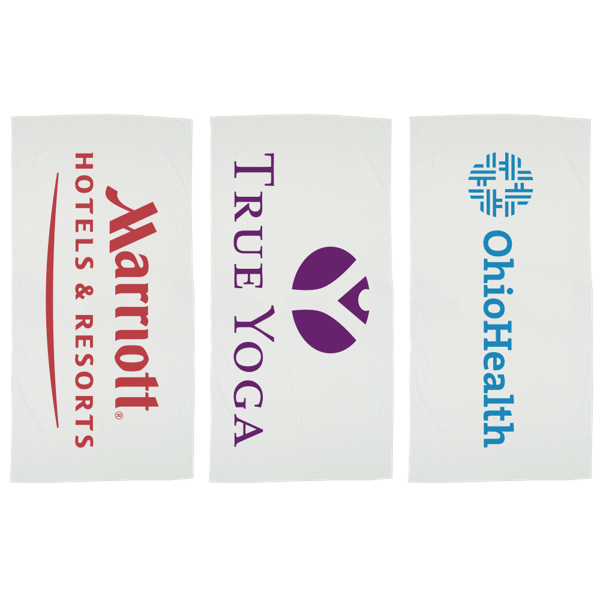 Basic Weight White Beach Towel 8