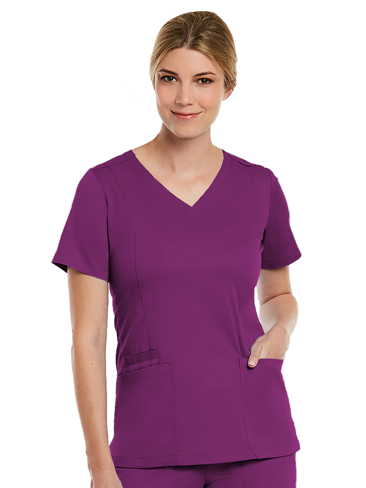 Maevn - Matrix - Women's Three-Pocket V-Neck Top 36
