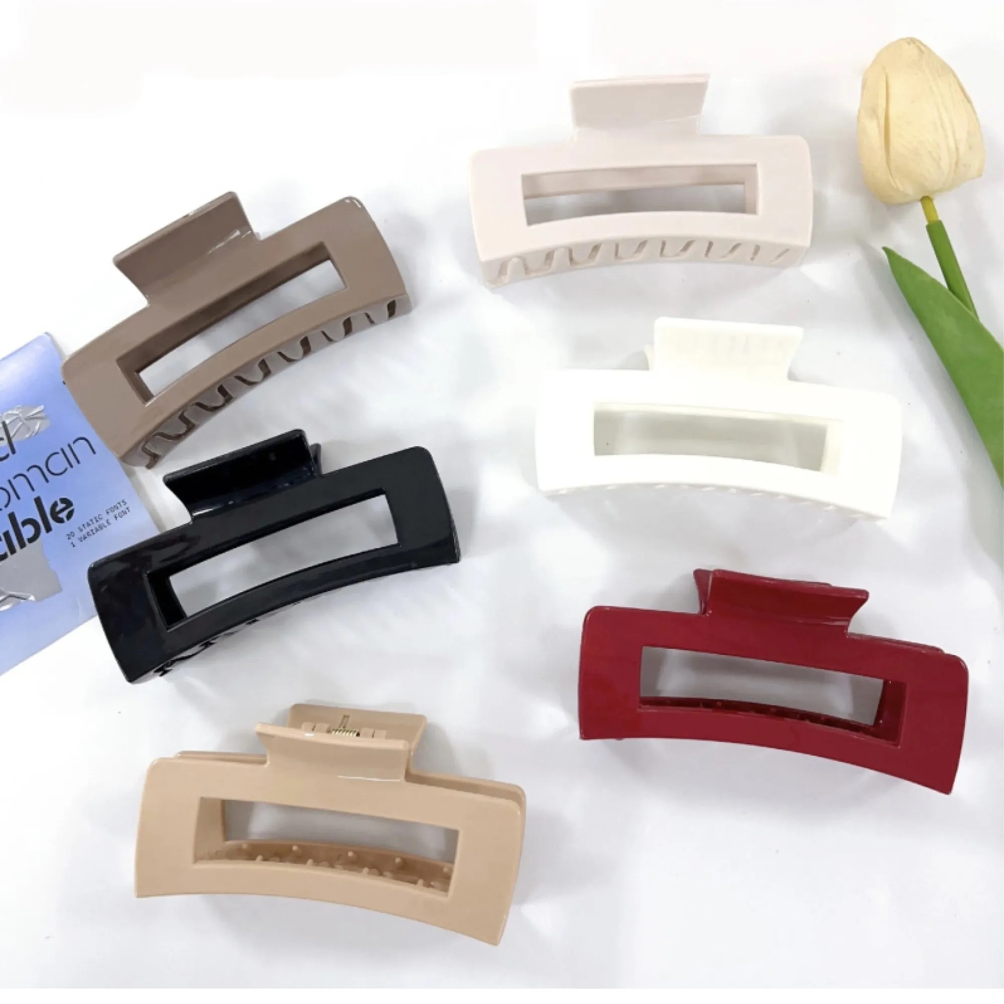 Soft Silicone Claw Clip Hair Gripper For Women 4