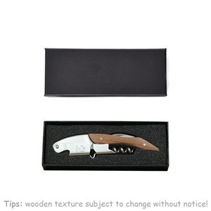 Wooden Wine Bottle Opener With Corkscrew And Box 18