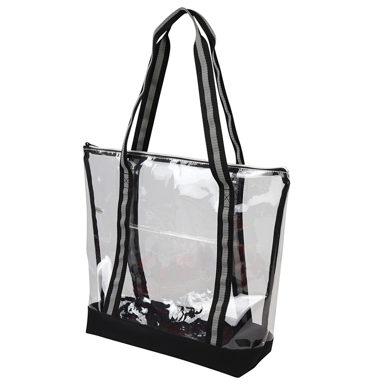 Capitola Clear TPU Zippered Tote 15