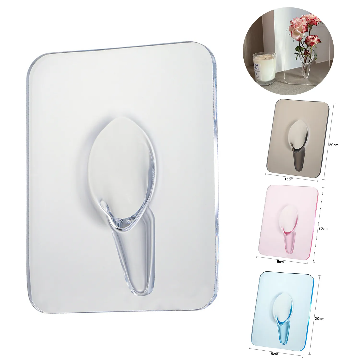 Vase With Clear Acrylic Picture Frame 3